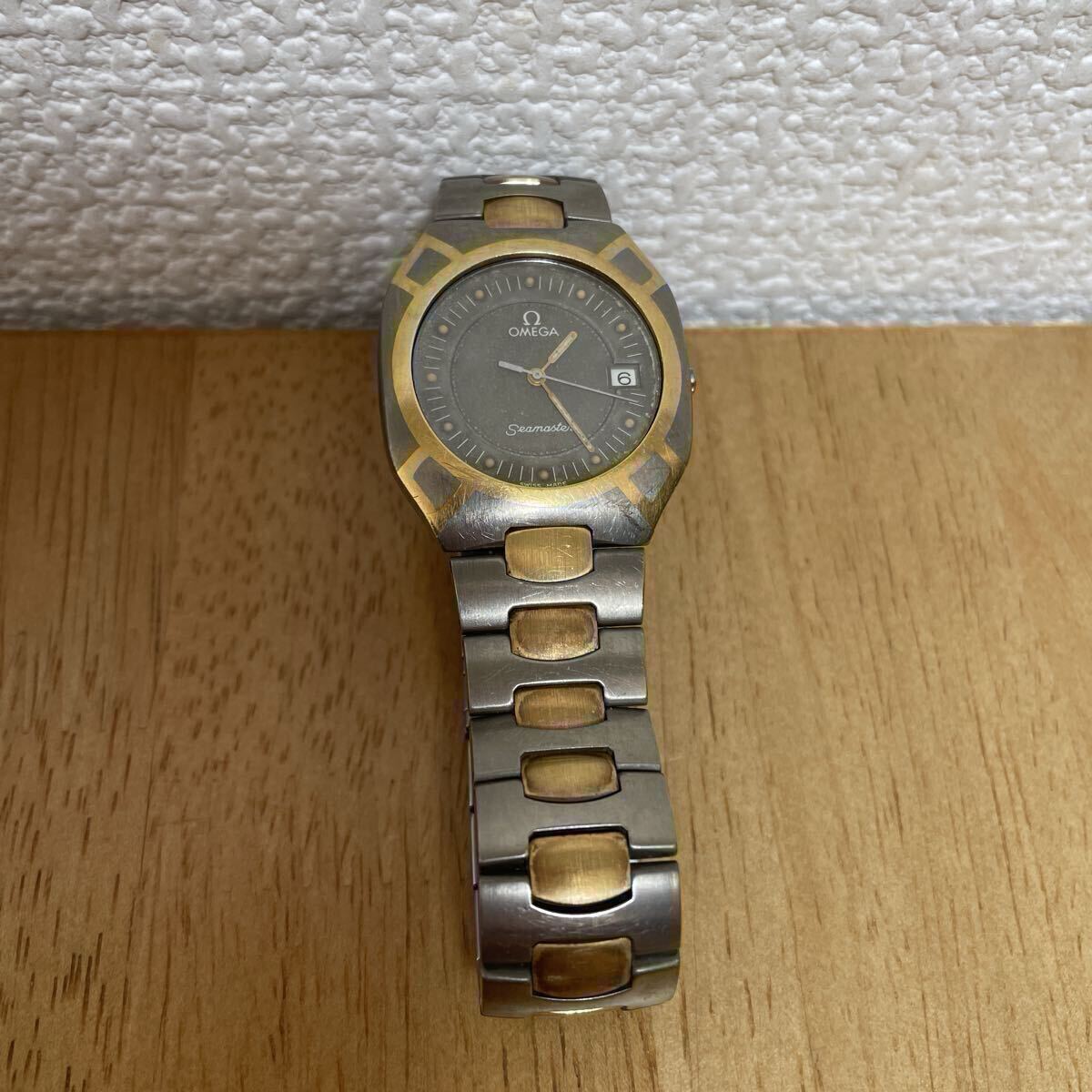 OMEGA オメガ シーマスター ポラリス クォーツ 腕時計 32mm
