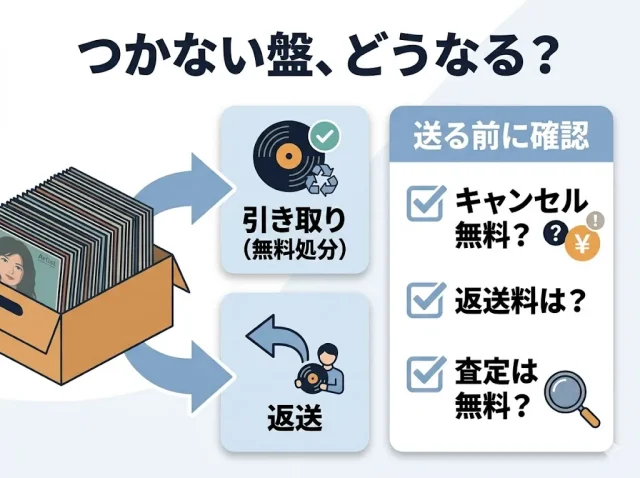 値段がつかない盤はどうなる?返送・キャンセルの現実