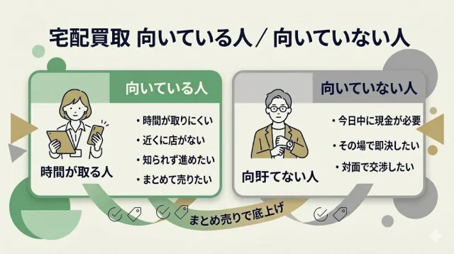 あなたに合う売り方は?向いている人・向いていない人