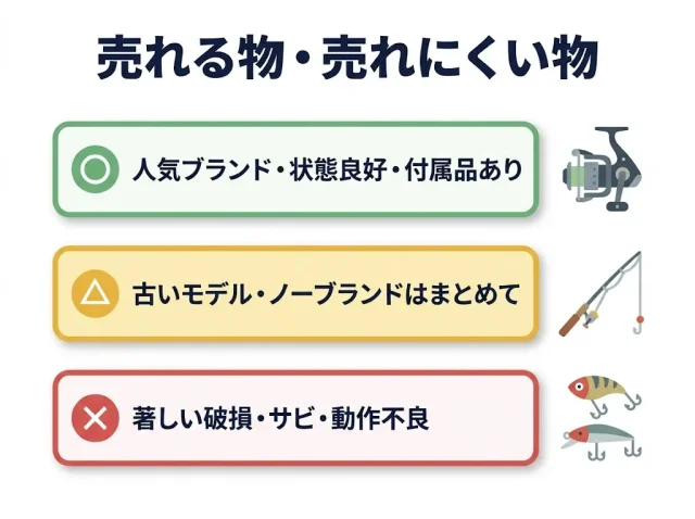 まず知りたい「売れる物・売れにくい物」