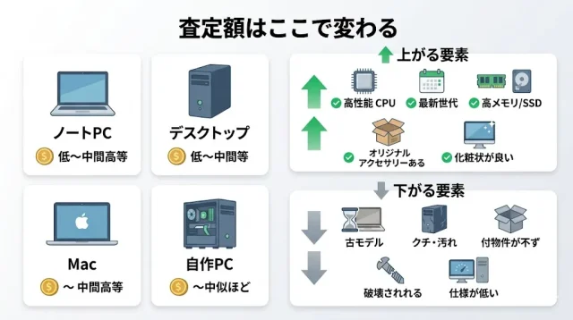 広島でつきやすい査定額の目安