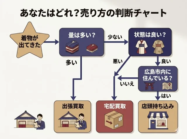 あなたのケースはどれ?売り方の選び方