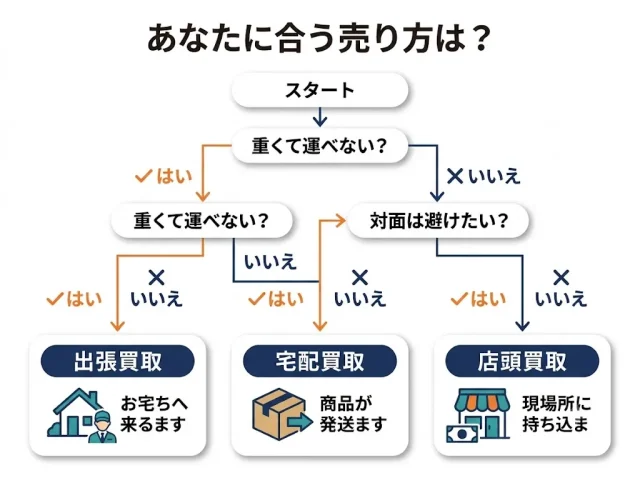 あなたに合う売り方は?