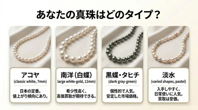 あなたの真珠はどのタイプ？