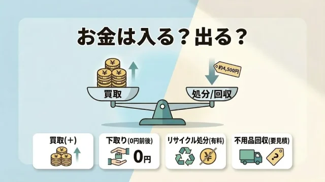 お金は入る? 出る?