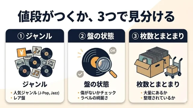 あなたのレコードに値段はつく?自分で見分ける3つの観点