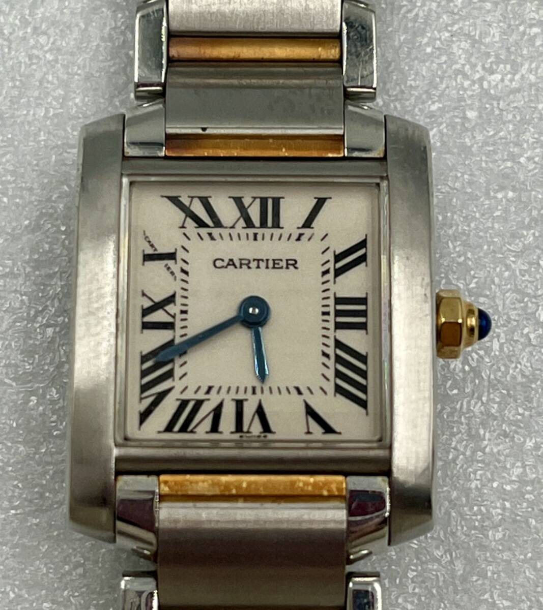 Cartier カルティエ タンクフランセーズSM レディース クォーツ腕時計