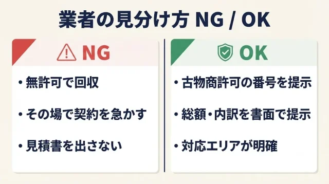トラブル回避:悪徳業者の見分け方と、依頼前に必ず確認する5つのこと