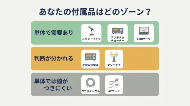 品目別:単品で値がつきやすいもの/つきにくいもの