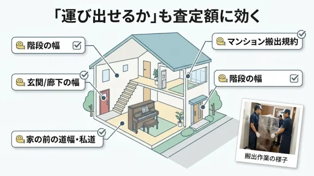 「売れる年式」でも0円になる。搬出条件という落とし穴