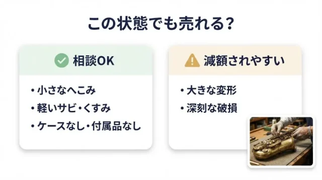 古い・状態が悪い・付属品なしでも売れる?