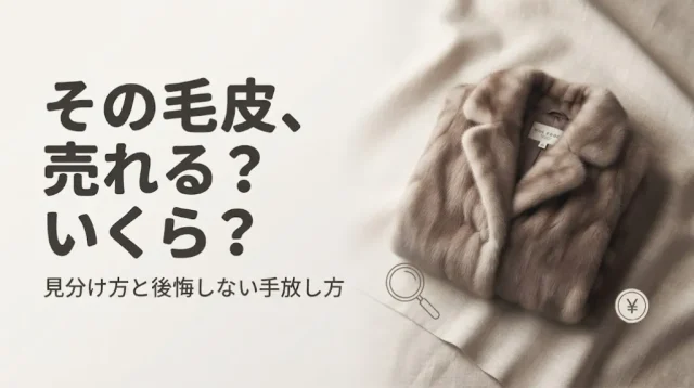 毛皮買取は「売れる?いくら?」見分け方と手放し方