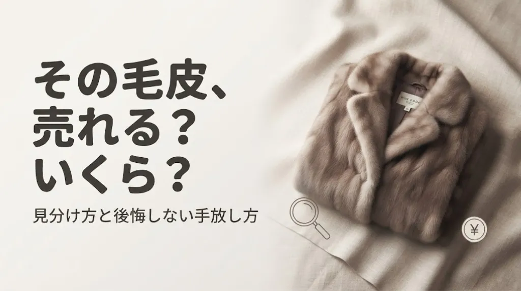 毛皮買取は「売れる?いくら?」見分け方と手放し方