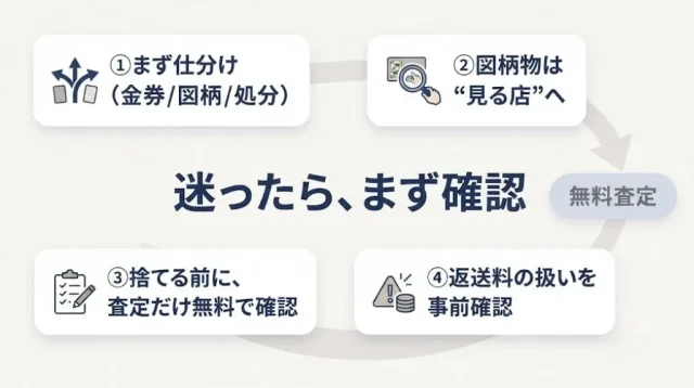 迷ったら、まず確認