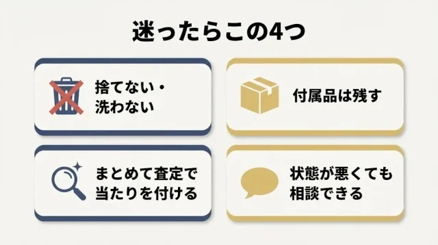迷ったらこの4つ
