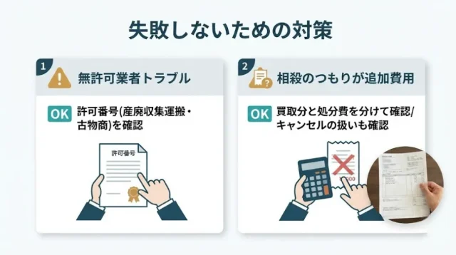 よくある失敗と防ぐ方法
