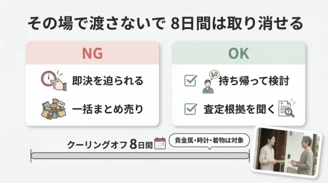 生前整理の出張買取でよくある失敗と防ぎ方