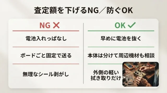  査定額を下げてしまう「よくある失敗」と防ぎ方