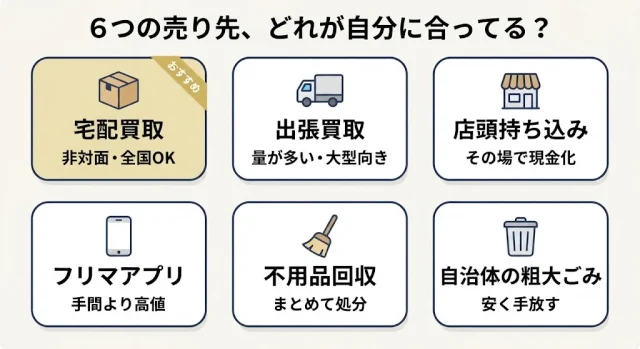 値段がつかなかった物の選択肢を比較