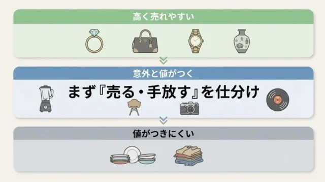 売れる物・売れない物の線引き