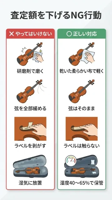 売る前にやってはいけないNG行動