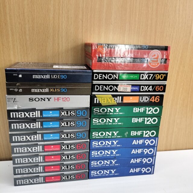カセットテープ まとめセット SONY DENON maxell 22本