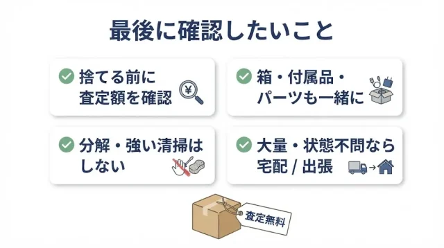 最後に確認したいこと