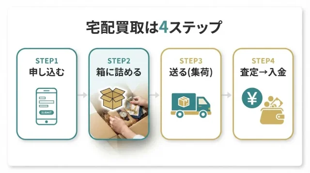 宅配買取で"まとめて手放す"流れと、損しない梱包のコツ