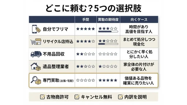 依頼先の選び方とチェックポイント