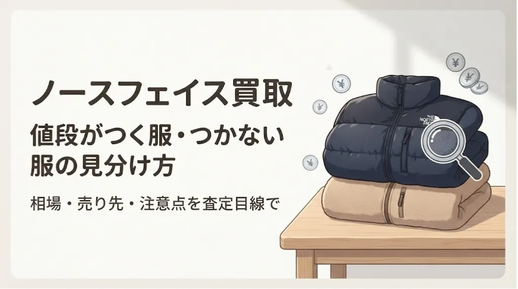 ノースフェイス買取|値段がつく服・つかない服の見分け方