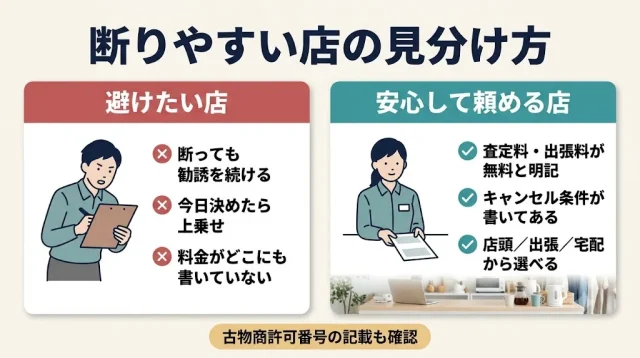 「安心して頼める買取業者」の見分け方チェックポイント