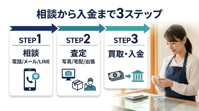 実家の不用品買取の進め方【3ステップ】と当店の対応