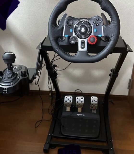 ロジテック G29 ハンドルコントローラー シフター スタンド 3点セット