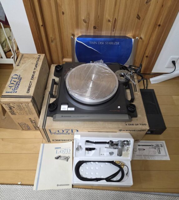 TRIO KENWOOD L-07D レコードプレイヤー ツインディスク DS-20
