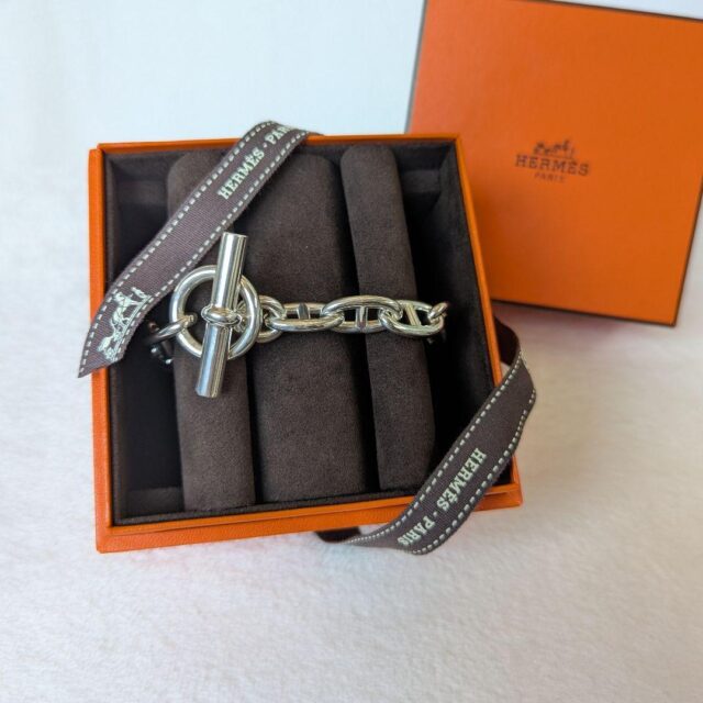 HERMES エルメス シェーヌダンクル MM ブレスレット シルバー925
