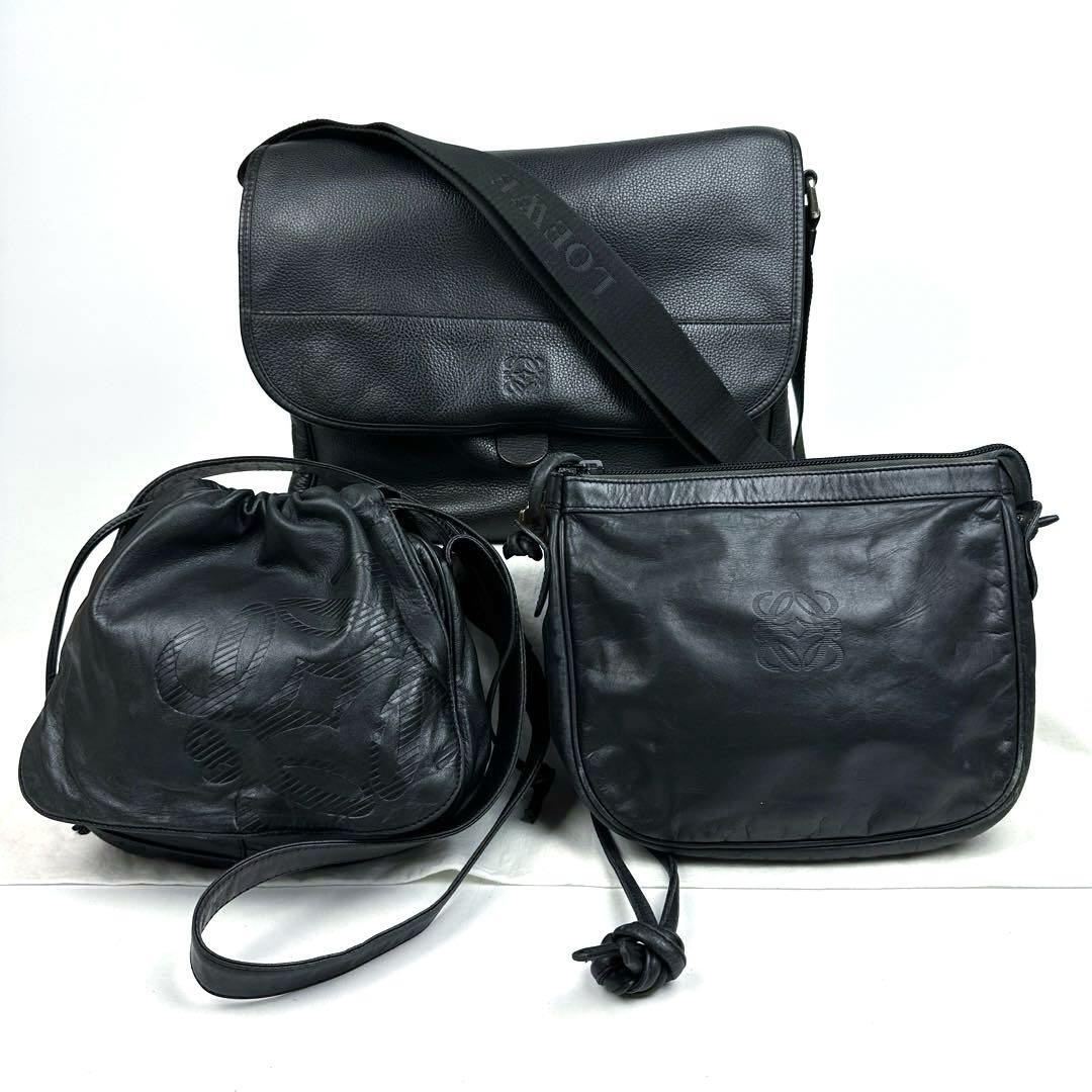 LOEWE ロエベ アナグラム ショルダーバッグ 3点セット