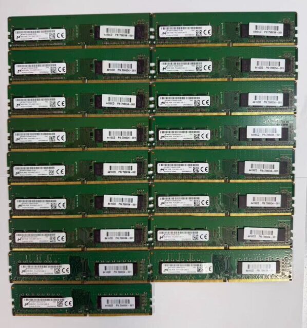 パソコンメモリ MTA16ATF1G64AZ-2G1A2 MTA8ATF1G64AZ-2G3B1 8GB 17本