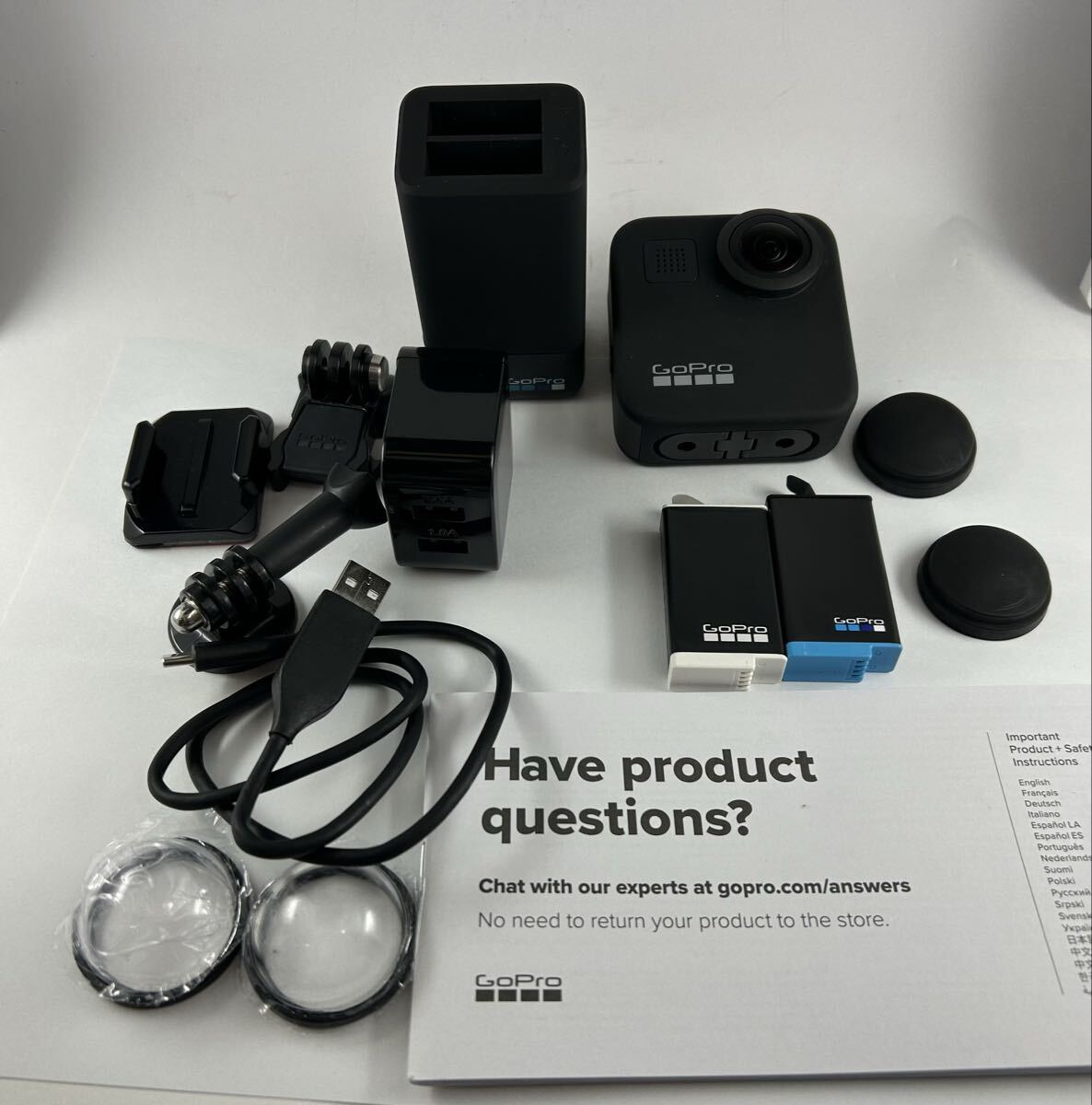 GoPro MAX 360°アクションカメラ バッテリー2個付属