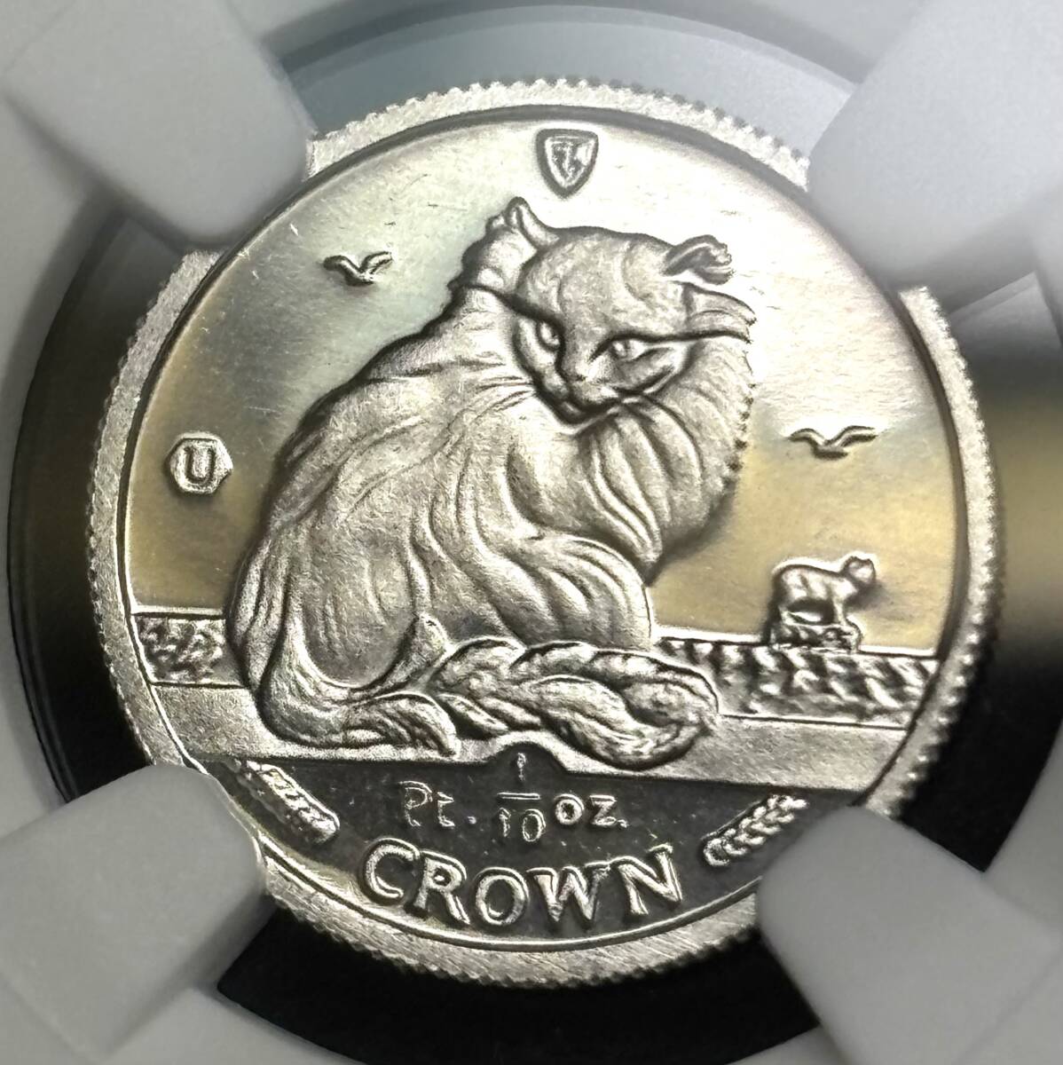 英領マン島プラチナ貨 NGC-MS67 1995年