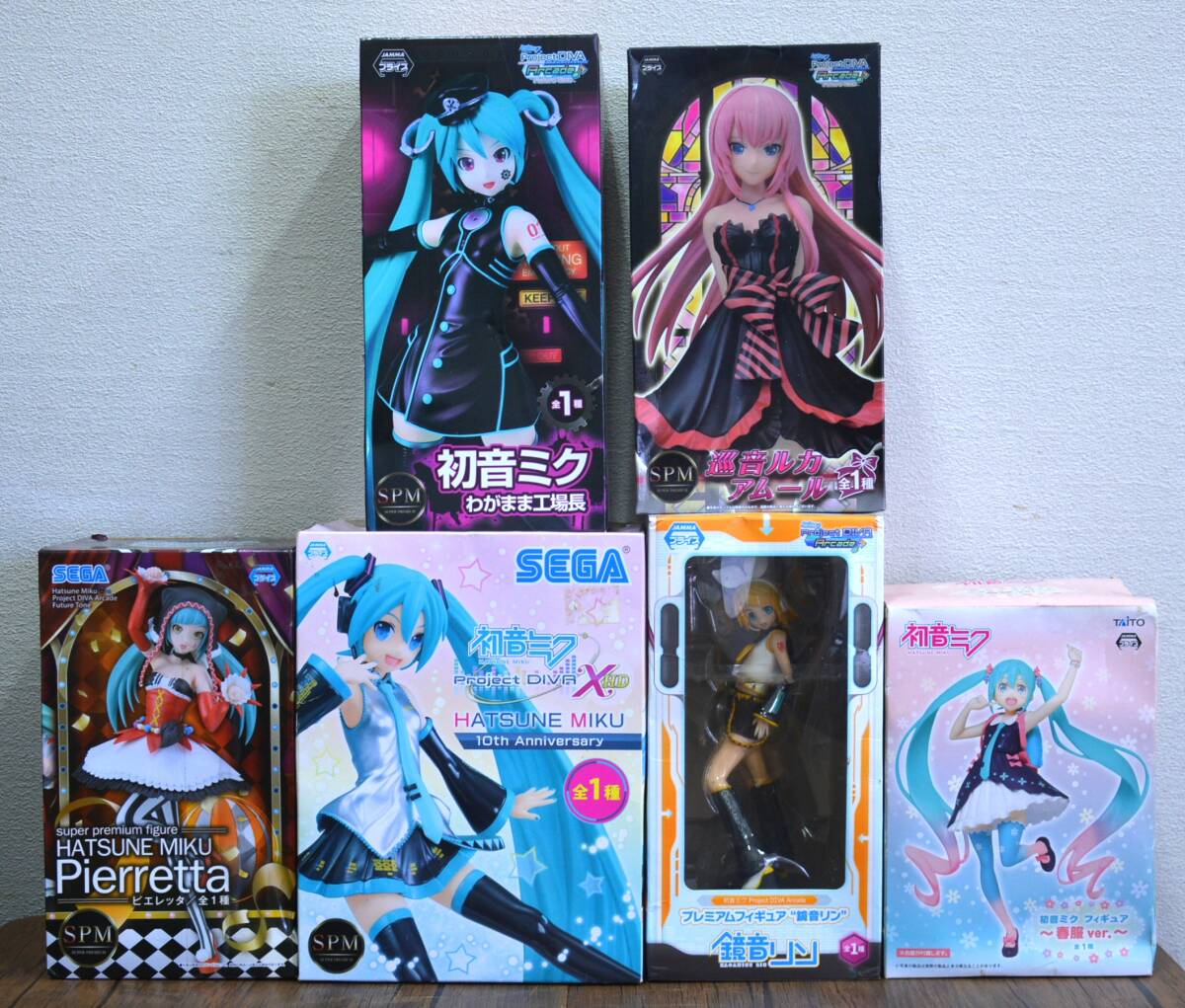 まとめ売り！初音ミク6点セット 初音ミク フィギュア 6点セット 買取実績 - 玩具を高く売るなら