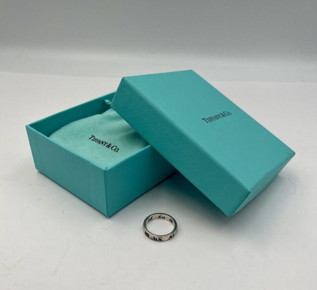 TIFFANY&Co. ティファニー アトラス ナローオープンリング シルバー