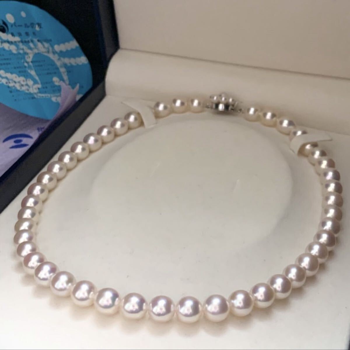 TASAKI タサキ K14WG あこや真珠 ネックレス 8.5-9.0mm
