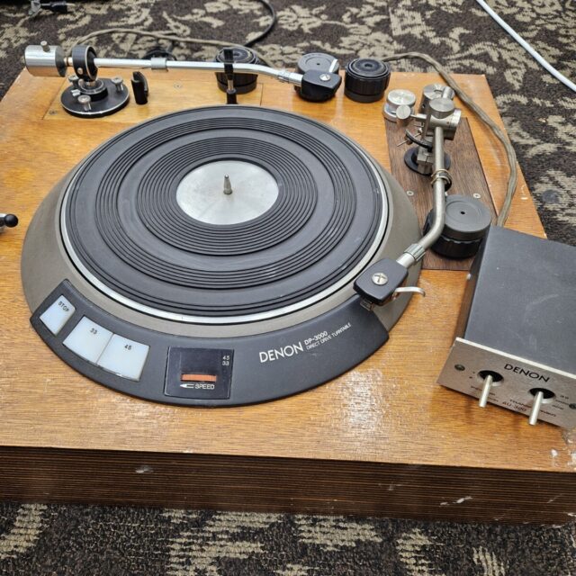 DENON DP-3000 + AU-320 レコードプレーヤー