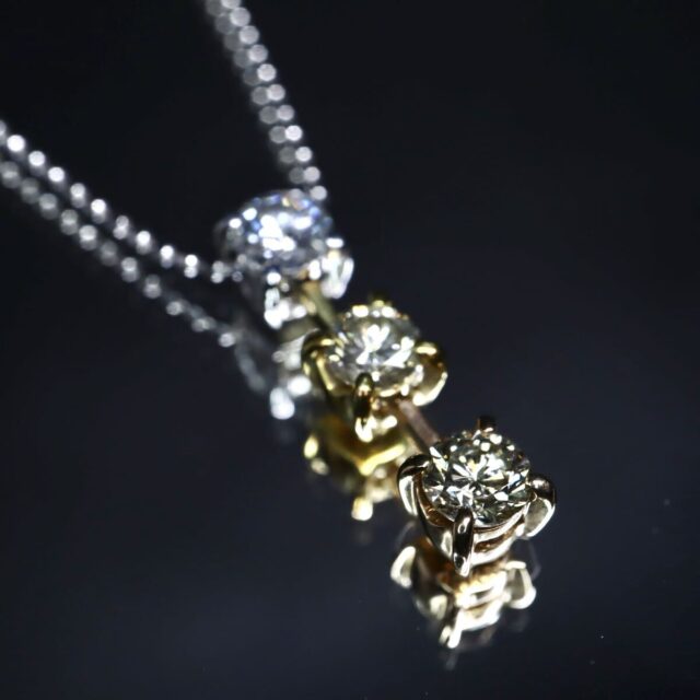 K18 天然ダイヤモンドネックレス 0.60ct 約2.8g