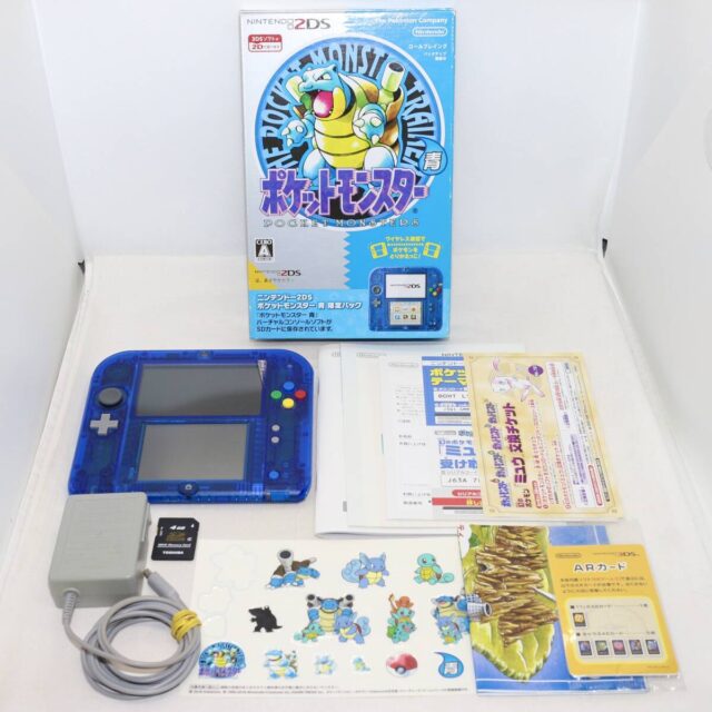 ニンテンドー2DS ポケットモンスター青 限定パック クリアブルー