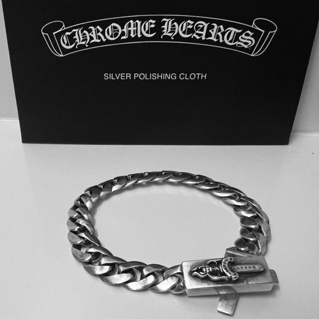 CHROME HEARTS クロムハーツ ベビーIDダガー ブレスレット 24LINK SV925