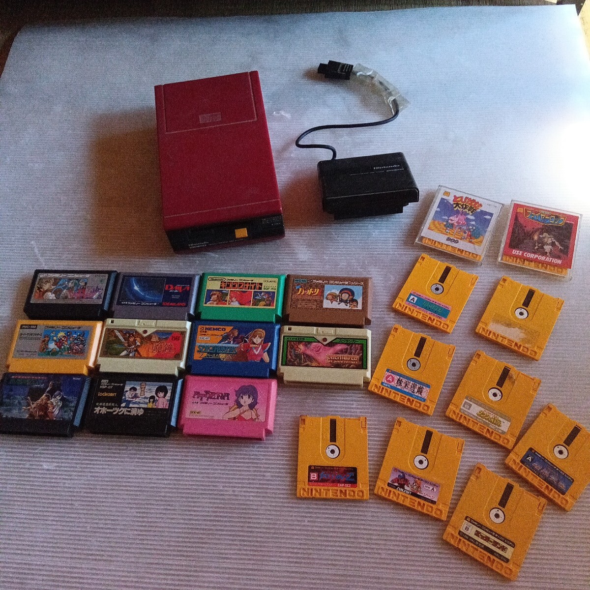 任天堂 ファミリーコンピュータ ディスクシステム カセットセット