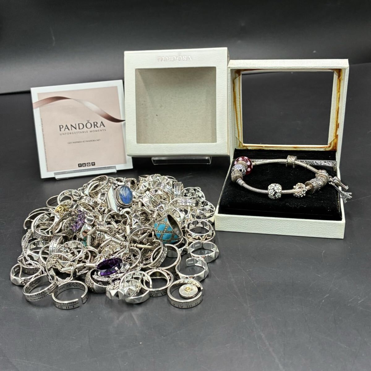 シルバー925 リング アクセサリー 大量セット 総重量約468.1g