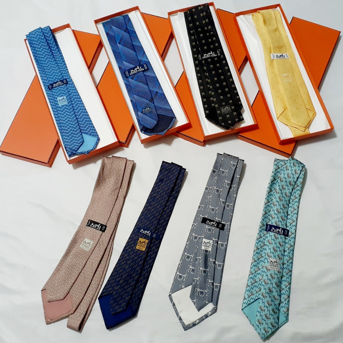 HERMES エルメス ネクタイ 8本セット