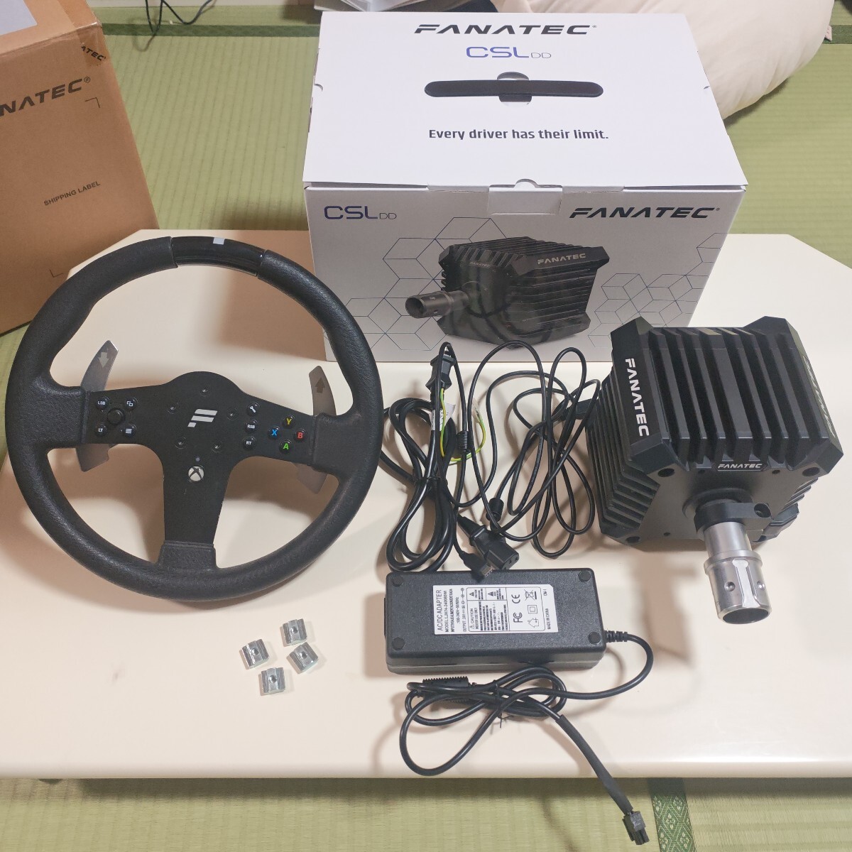 FANATEC CSL DD 8Nm CSL ステアリング P1 ハンドルコントローラー
